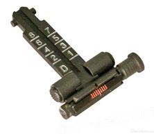 Arsenal Rear Sight Assembly with Adjustable Windage for 7.62x39mm and 5.56x45mm Rifles