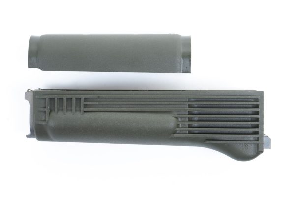 Arsenal OD Green Polymer Handguard Set with Stainless Steel Heat Shield  for Milled Receivers