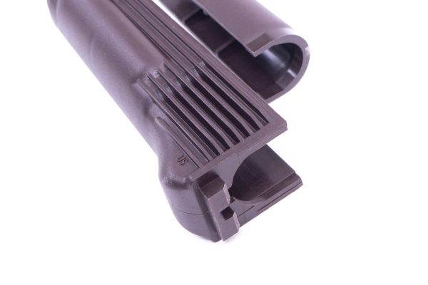 Arsenal Plum Polymer Handguard Set with Stainless Steel Heat Shield for Milled Receiver