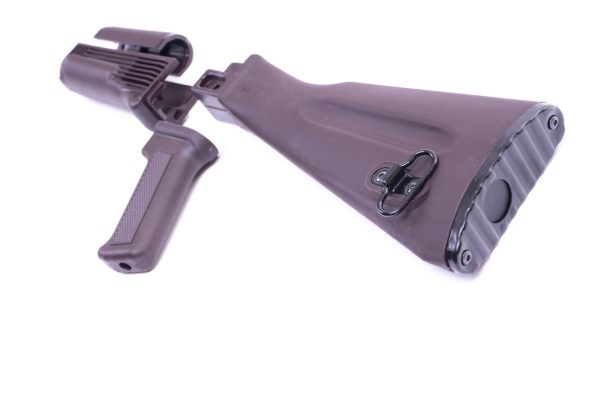 Arsenal 4-Piece Mil-Spec Warsaw Length Plum Polymer Buttstock Set for Stamped Receivers