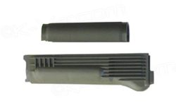 Arsenal OD Green Polymer Handguard Set with Stainless Steel Heat Shield for Stamped Receivers