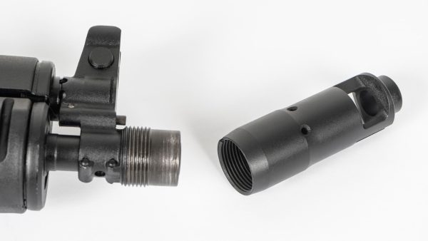 Muzzle attachment for covering extended barrel on SGL41 .410 shotgun US made Arsenal Inc.