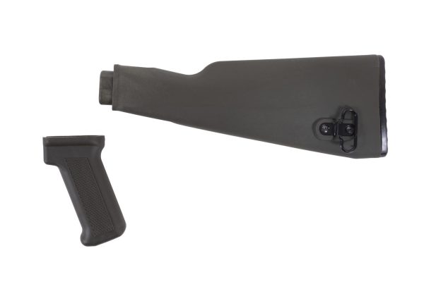 Arsenal OD Green Intermediate Length Buttstock and Pistol Grip for Milled Receivers