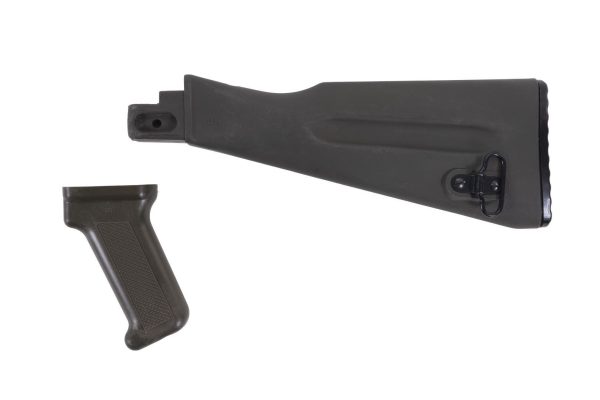 Arsenal OD Green Warsaw Length Stock Set for Stamped Receivers