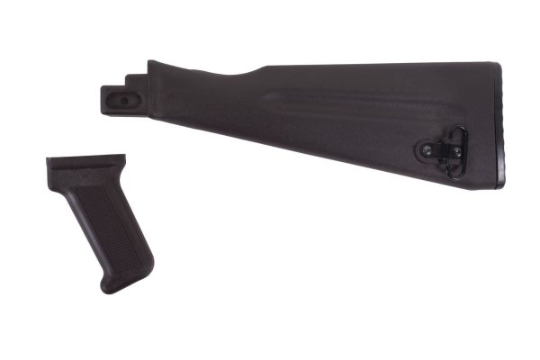 Arsenal Plum NATO Length Buttstock and Pistol Grip Set for Stamped Receivers