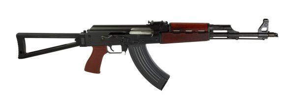 Zastava ZPAPM70 Semi-Auto 7.62x39mm AK47 Rifle Blood Red Handguard Triangle Folding Stock