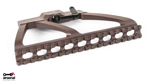 Arsenal Scope Mount with Plum Cerakote for AK Variant Rifles with Picatinny Rail