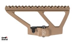 Arsenal Scope Mount with FDE Cerakote for AK Variant Rifles with Picatinny Rail