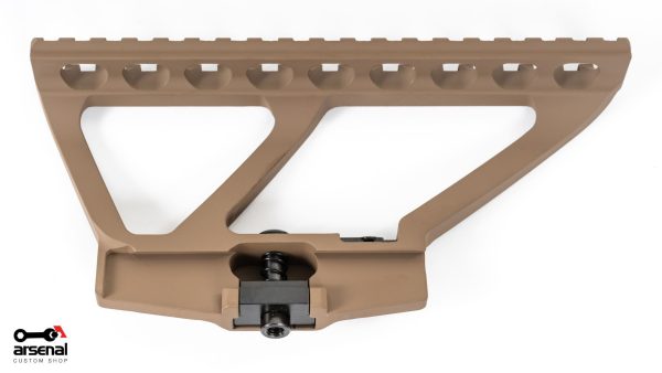 Arsenal Scope Mount with FDE Cerakote for AK Variant Rifles with Picatinny Rail