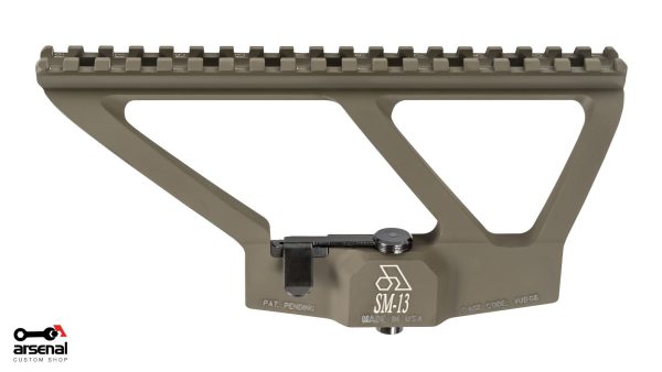 Arsenal Scope Mount with OD Green Cerakote for AK Variant Rifles with Picatinny Rail