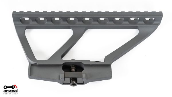 Arsenal Scope Mount with Gray Cerakote for AK Variant Rifles with Picatinny Rail