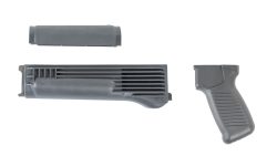 Arsenal Gray Polymer Handguard and SAW Style Pistol Grip Set for Milled Receiver