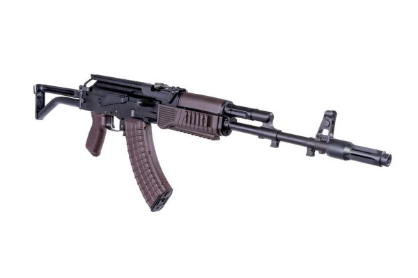 Arsenal SAM7SF 7.62x39mm Semi-Auto Rifle with Plum Furniture & AR-M5F Rail System Plum 30rd Mag