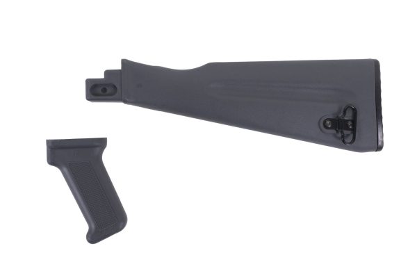 Arsenal AK47 / AK74 NATO Length Gray Buttstock Set for Stamped Receivers