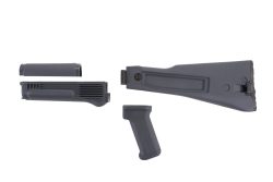 Arsenal Gray 4 Piece Stock Set Left Side Folding for Stamped Receiver