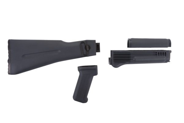 Arsenal Gray 4 Piece Stock Set Left Side Folding for Stamped Receiver